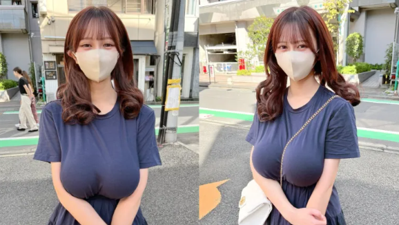 口罩美女（七武ななみ）因胸前太大隐藏美好而爆红-星享社
