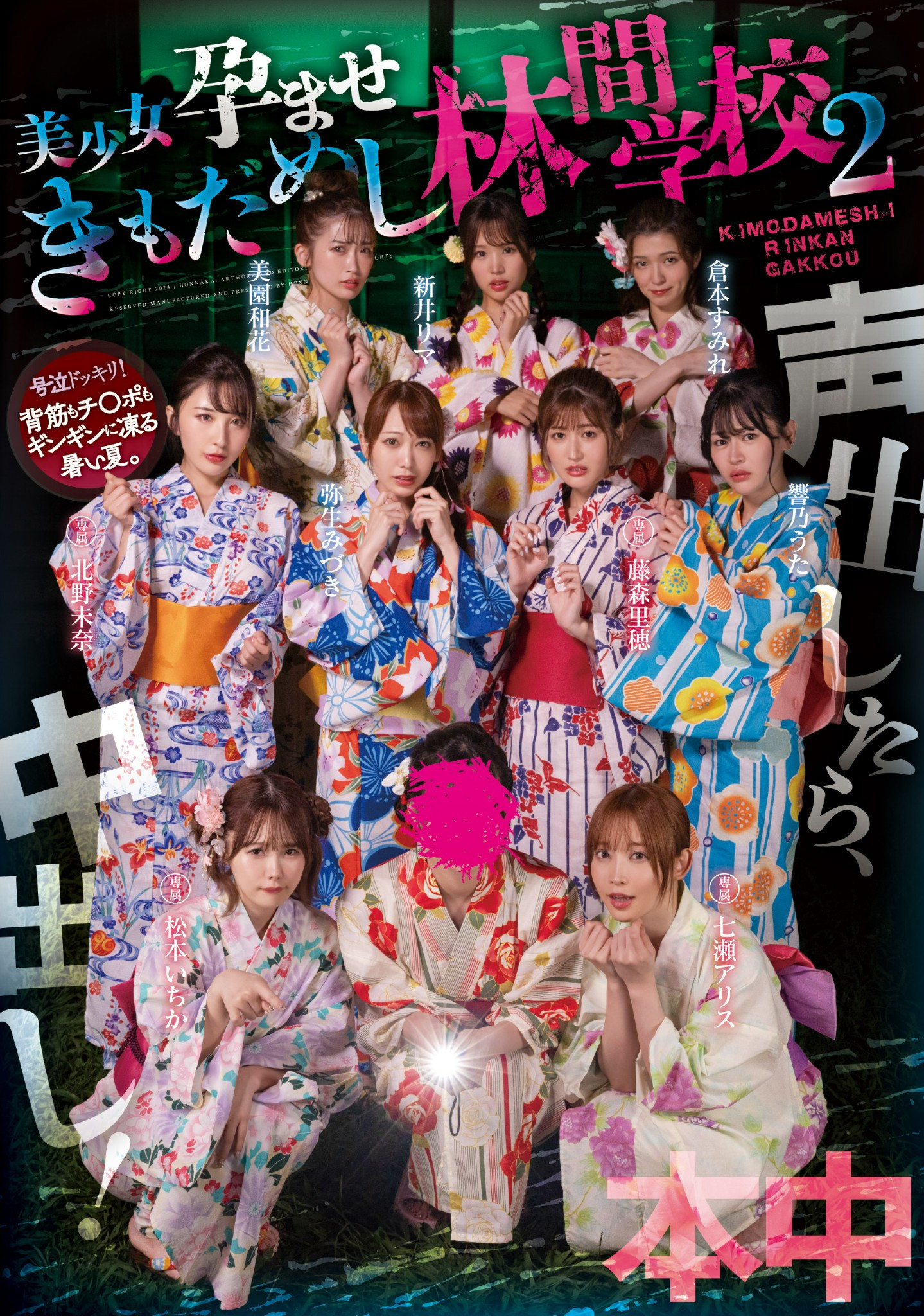 十位女星共演作品HNDS-078介绍及封面预览-星享社